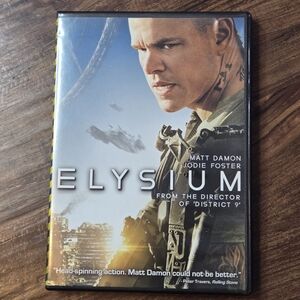 Elysium DVD Matt Damon Jodie Foster Rated R  (2013)